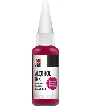 Marabu Alcohol Ink Alkol Bazlı Mürekkep 20 ml. Bordeaux