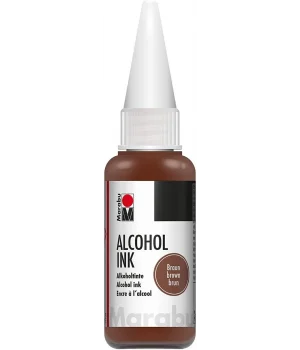 Marabu Alcohol Ink Alkol Bazlı Mürekkep 20 ml. Brown
