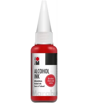 Marabu Alcohol Ink Alkol Bazlı Mürekkep 20 ml. Cherry Red