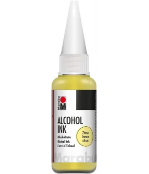 Marabu Alcohol Ink Alkol Bazlı Mürekkep 20 ml. Lemon Yellow