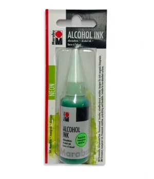 Marabu Alcohol Ink Alkol Bazlı Mürekkep 20 ml. Neon Green