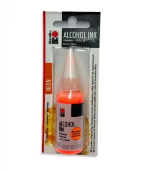Marabu Alcohol Ink Alkol Bazlı Mürekkep 20 ml. Neon Orange