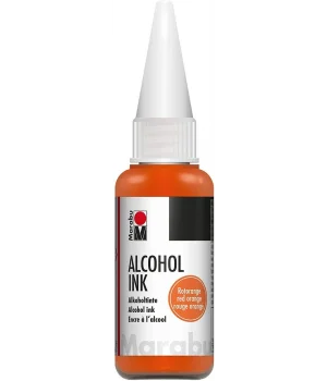 Marabu Alcohol Ink Alkol Bazlı Mürekkep 20 ml. Red Orange