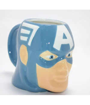 Marvel Captain America (Kaptan Amerika) 3D Kabartmalı Karakter Kupa Bardak Alk4542