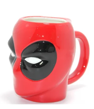 Marvel Deadpool 3D Kabartmalı Karakter Tasarımlı Kupa Bardak Alk4548