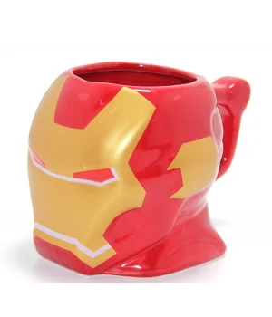 Marvel Iron Man 3D Kabartmalı Kask Tasarımlı Kupa Bardak Alk4541