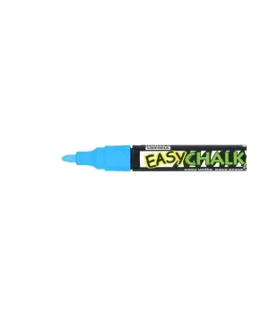 Marvy Easy Chalk Marker Sıvı Tebeşir Kalemi FOSFORLU MAVİ