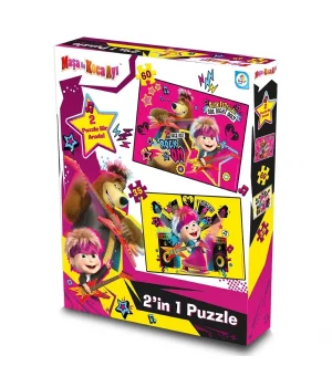 Maşa ile Koca Ayı 2'li Puzzle