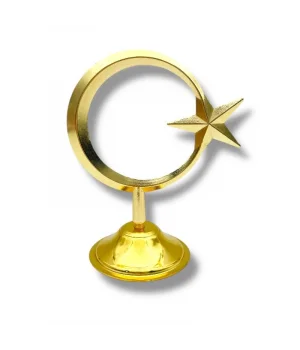 Masaüstü (Sarı) Ay Yıldız Dekor