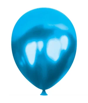 Mavi Metalik Balon 12
