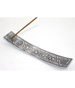 Metal Kayık 7 Çakra ( Chakra ) Tütsülük Ksk2193