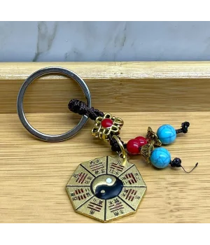 Metal Yin Yang Anahtarlık Alk4454