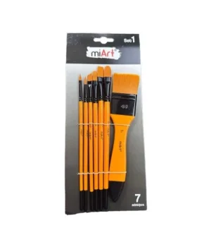 Miart Karma Fırça Seti 7’li Zemin Fırçalı Set-1 (2-6-3/8-8-12-1/2-1.5)