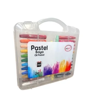 Miart Pastel Boya 24+2 Renk Çantalı