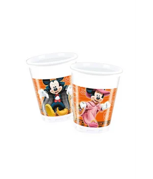 Mickey Halloween Plastik Bardak 200cc-8oz 8li
