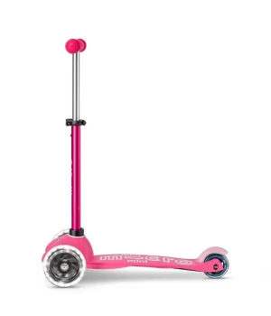 Micro Mini Deluxe LED 3 Tekerlekli Scooter Pink