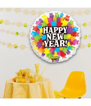 Mighty Starbust New Year Grabo Folyo Balon 21