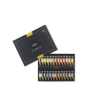 Mijello Mission Gold Class Pigment Tüp Sulu Boya Seti 24+2 Renk x 15 ml.