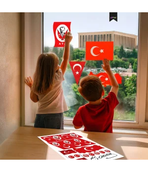 Milli Bayramlar Temalı Sticker Seti 2li