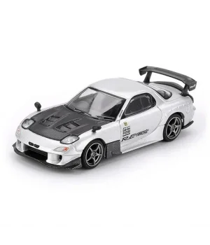 Mini GT 1/64 Mazda RX-7 RE-Amemiya Silver Metallic