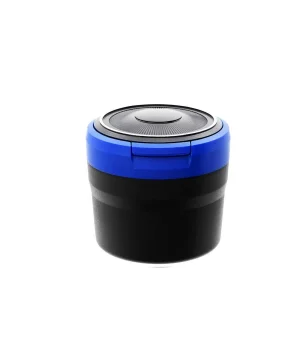 Mini Led Işıklı Araç Araba Küllüğü Mavi 9cm