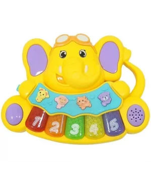 Minibo Sesli ve Işıklı Piyanolu Fil