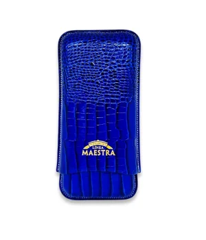 MonteCristo Linea Maestro Deri Puro Kılıfı 3lü Mavi (64Ring)