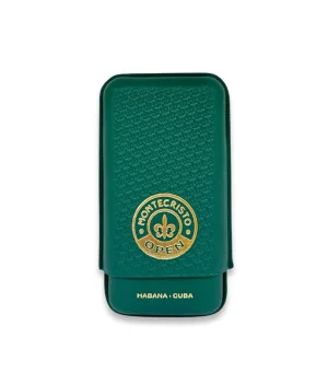 MonteCristo Open Deri Puro Kılıfı 3lü Yeşil (64Ring)