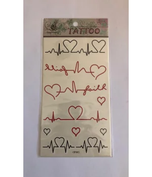 Nabız Yapıştırma Sticker Dövme Geçici Dövme Temporary Tattoos