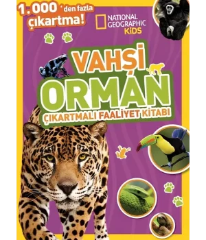 National Geographic Kids Vahşi Orman Çıkartmalı Faaliyet Kitabı
