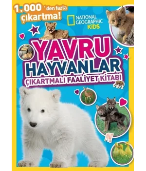 National Geographic Kids Yavru Hayvanlar Çıkartmalı Faaliyet Kitabı