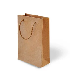 Naturel Kraft Karton Çanta 14x17