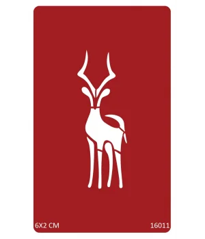 Nazlı Geyik Geçici Dövme Kalıbı
