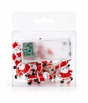 Noel Baba Şekilli Pilli Peri Led Işık