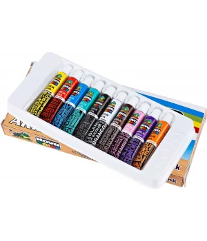 Nova Color Akrilik Boya Seti 10 Renk x 7 ml. Tüp