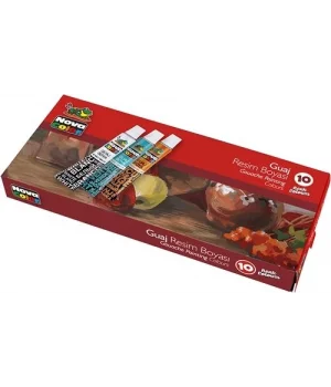 Nova Color Guaj Boya Seti 10 Renk Tüp