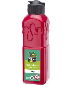 Nova Color Parmak Boyası 250 gr. KIRMIZI