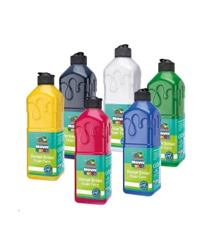 Nova Color Parmak Boyası 6 Renk x 250 gr.