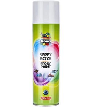 Nova Color Sprey Boya 200 ml. BEYAZ
