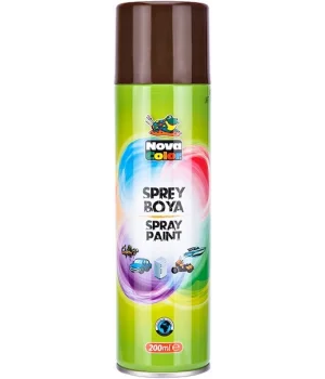 Nova Color Sprey Boya 200 ml. KAHVERENGİ