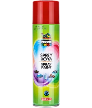 Nova Color Sprey Boya 200 ml. KIRMIZI