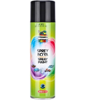 Nova Color Sprey Boya 200 ml. SİYAH