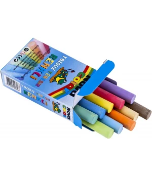 Nova Color Tozsuz Tebeşir Renkli 10lu