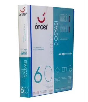 Önder Sunum Dosyası Önü Cepli A4 60Lı ***