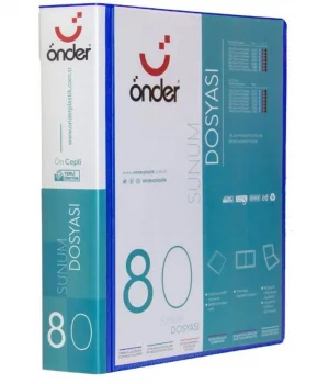 Önder Sunum Dosyası Önü Cepli A4 80Li ***
