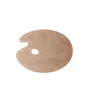 Oval Ahşap Palet 24x30 cm.