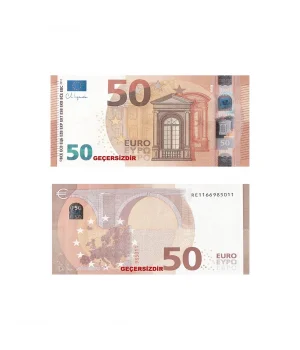 Oyuncak Kağıt Para 50 Euro