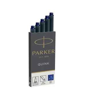 Parker Quink Dolma Kalem Kartuşu 5li Uzun MAVİ