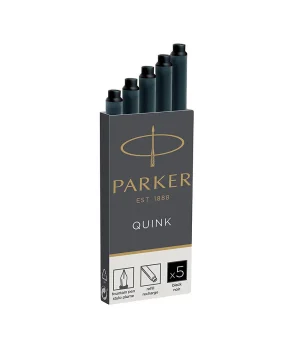 Parker Quink Dolma Kalem Kartuşu 5li Uzun SİYAH
