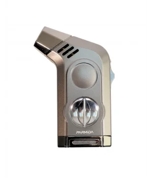 Parmida Gunmetal V Cut Tek Torch Puro Çakmak PCM0974 - Parmida